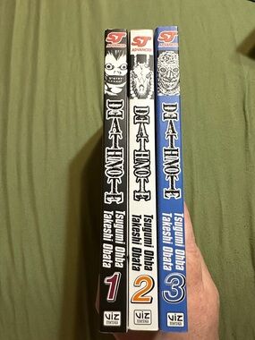 Manga Death Note Volumes 1-3 - Black, White, Blue